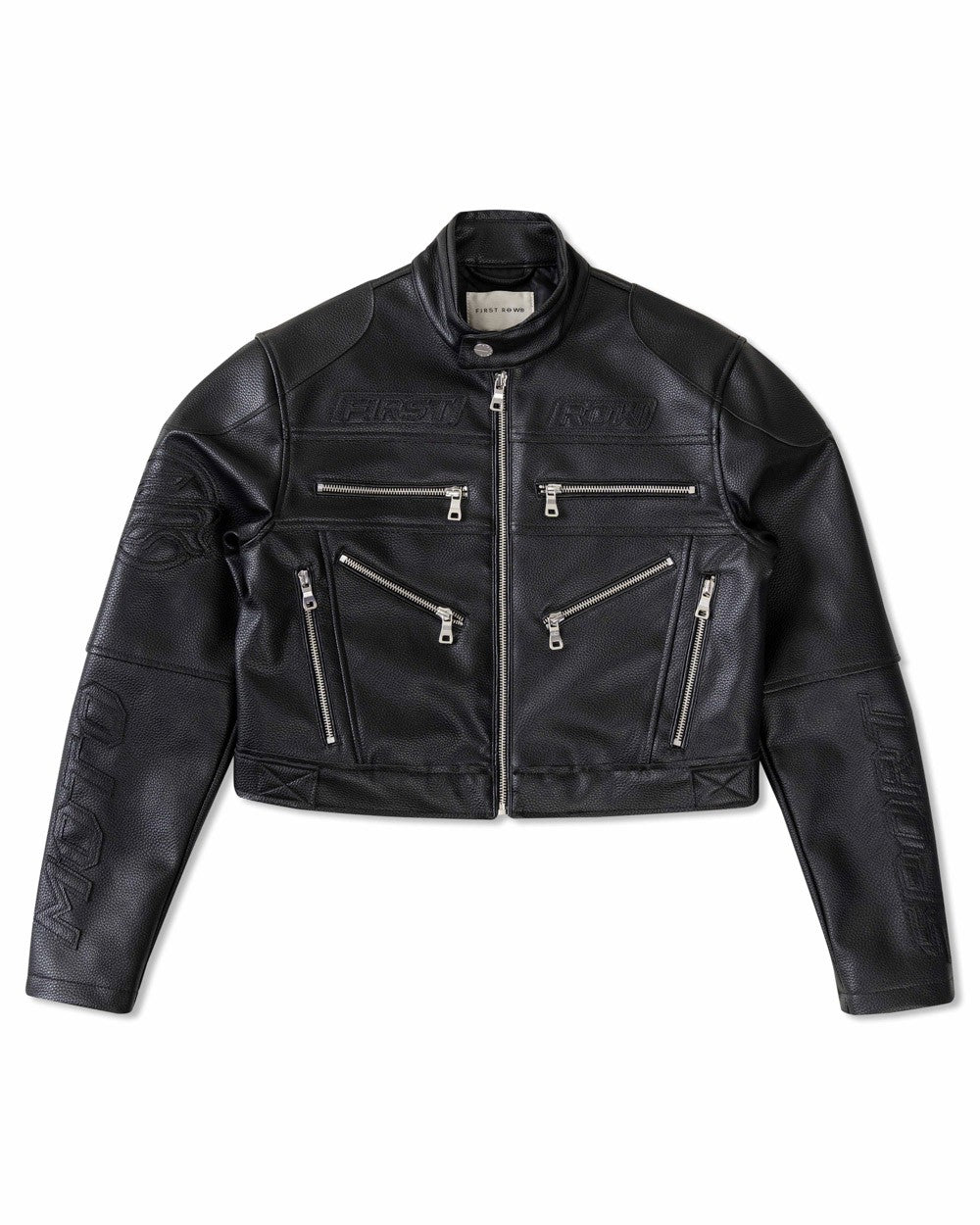 Vegan Leather Racing Jacket