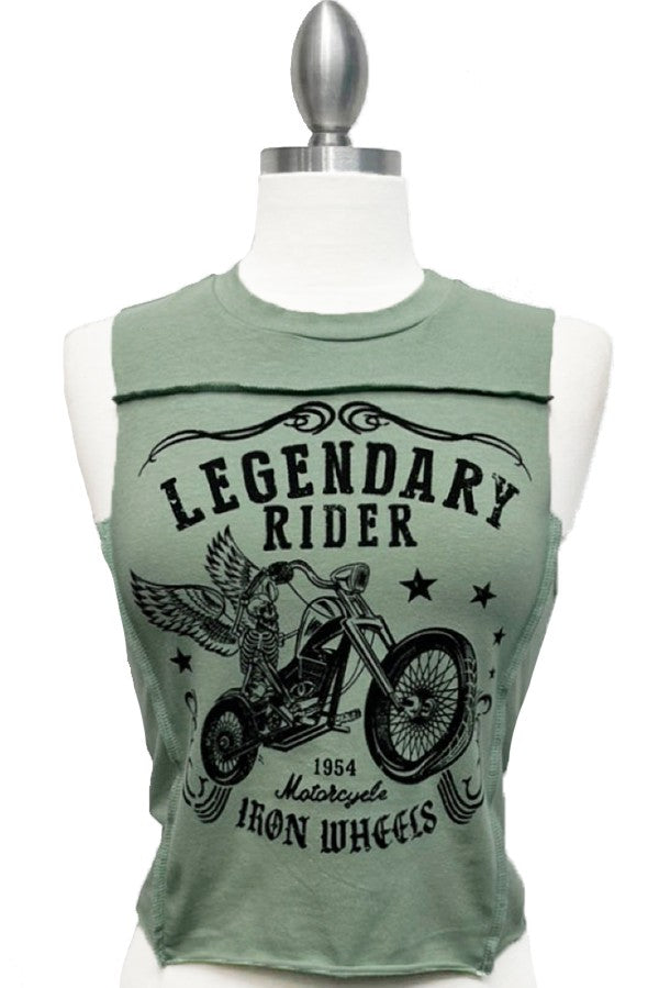 Legendary Rider Sleeveless Graphic T
