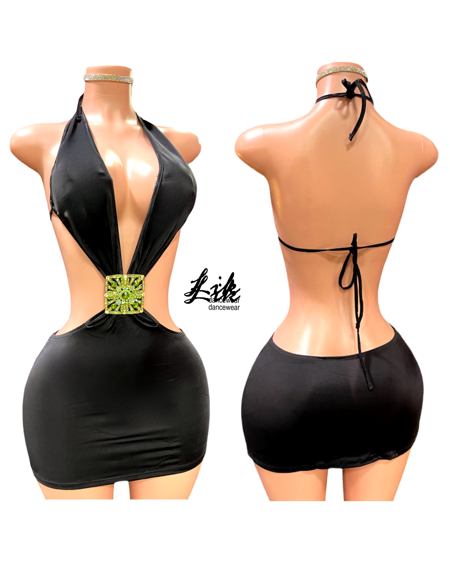 Buckle mini dress