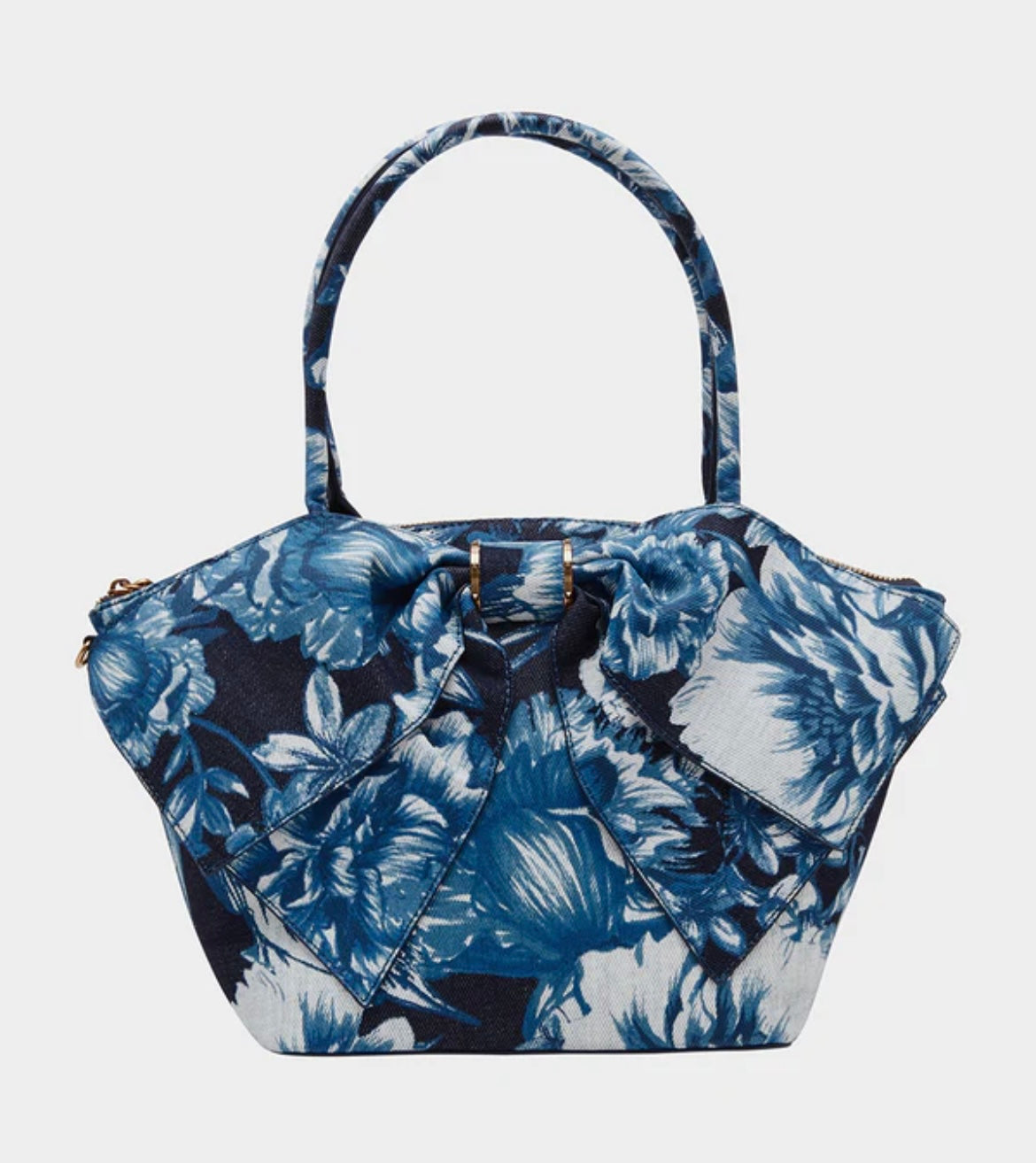 Betsey Johnson Denim Bow Tote
