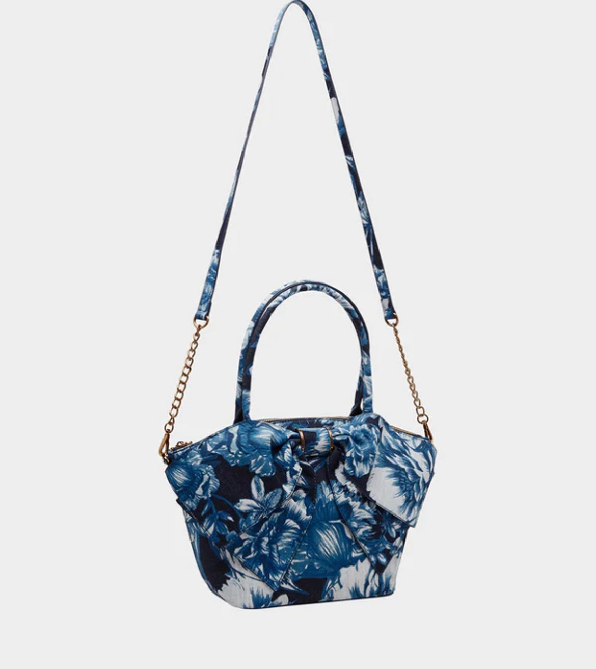 Betsey Johnson Denim Bow Tote