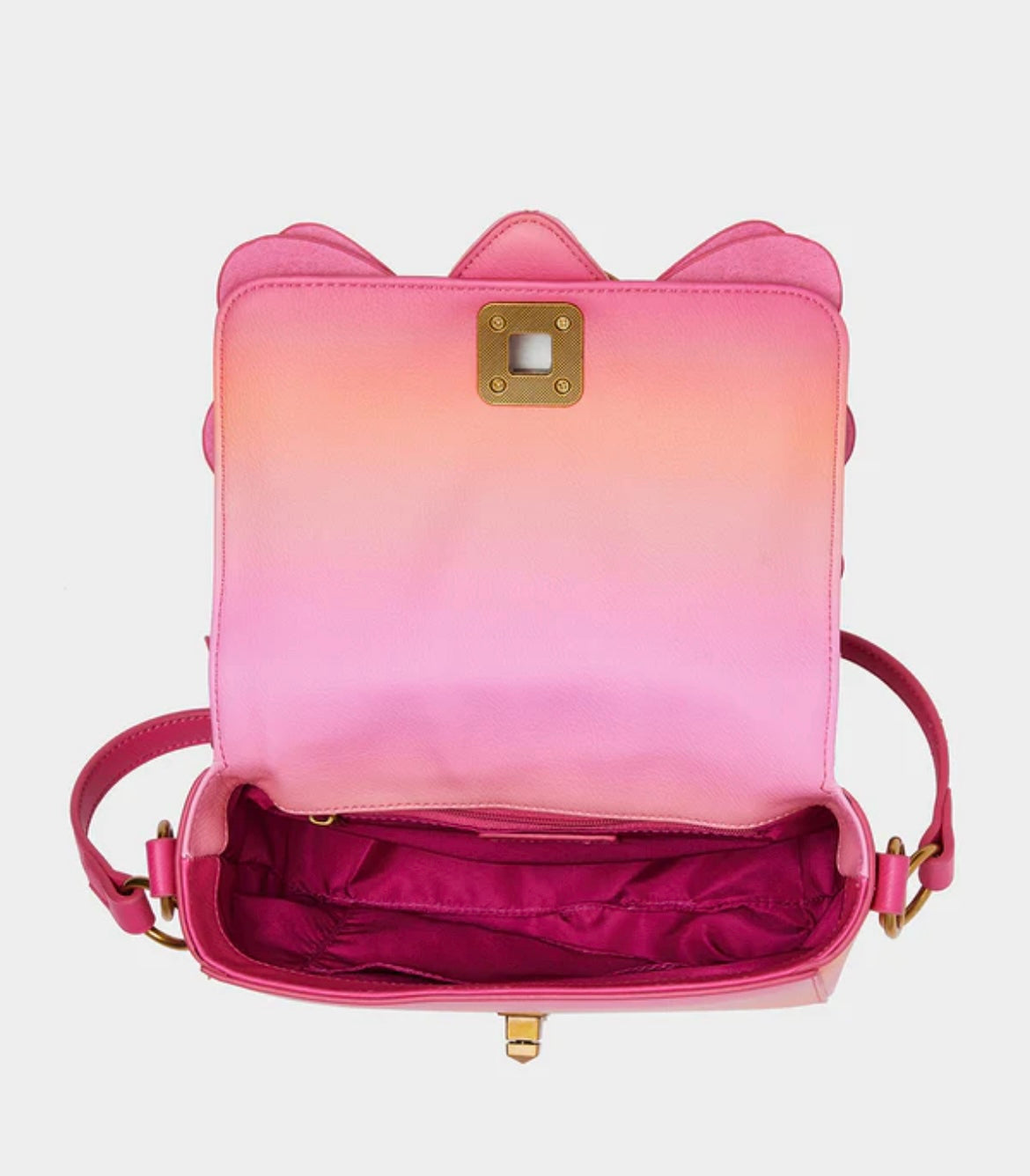 Betsey Johnson Pink Ruffle Bag