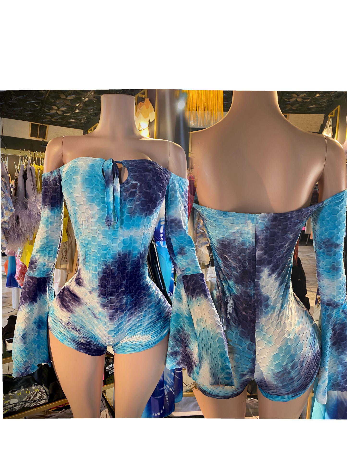 Tie dye romper