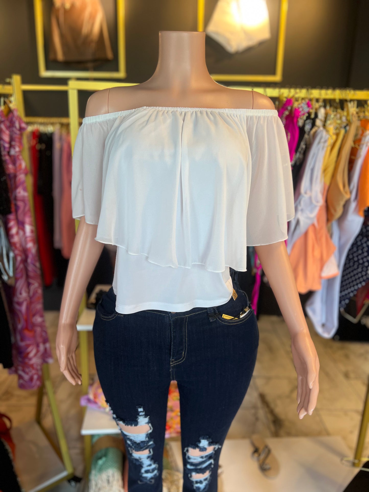 White Hanky Top