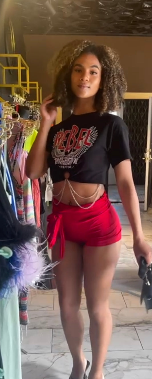 Tie Waist Shorts