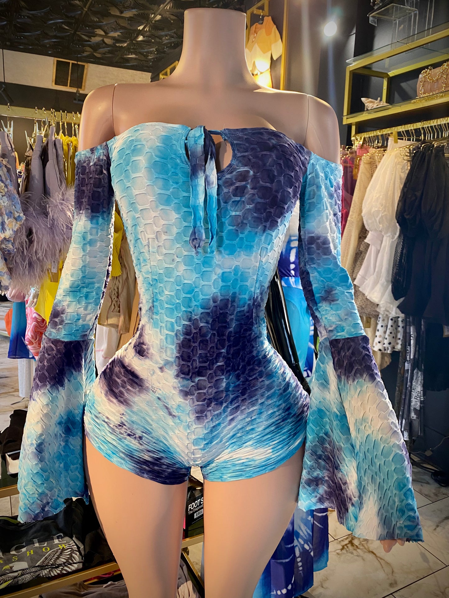 Tie dye romper