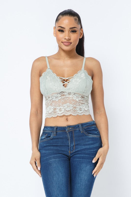 Bralette Lace Cami Top