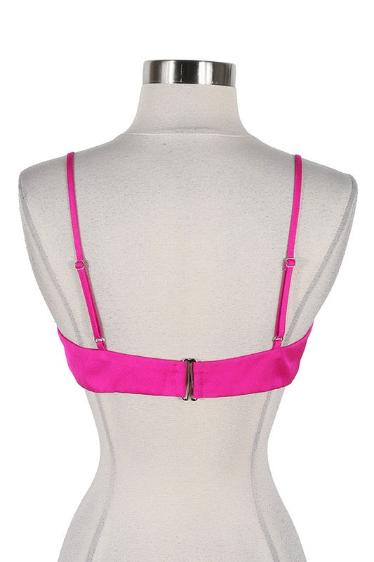 Jewel Trimmed Heart Top