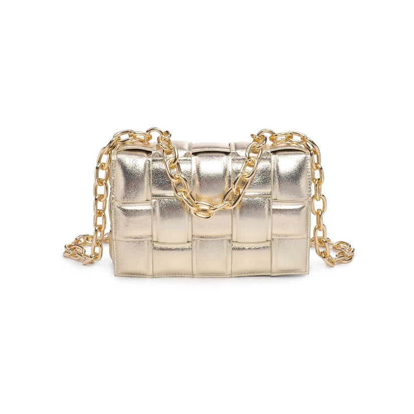 Ines Metallic Crossbody Bag