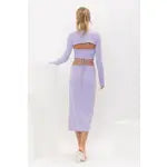 Knit Twist Top and O-Ring Skirt Set