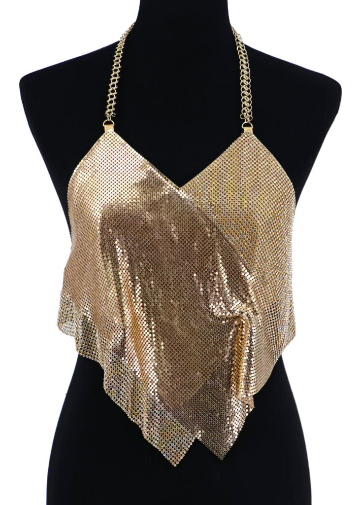 Chainmail Halter Top