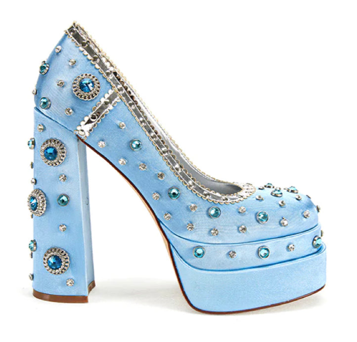 Junky Chunky Satin Heels