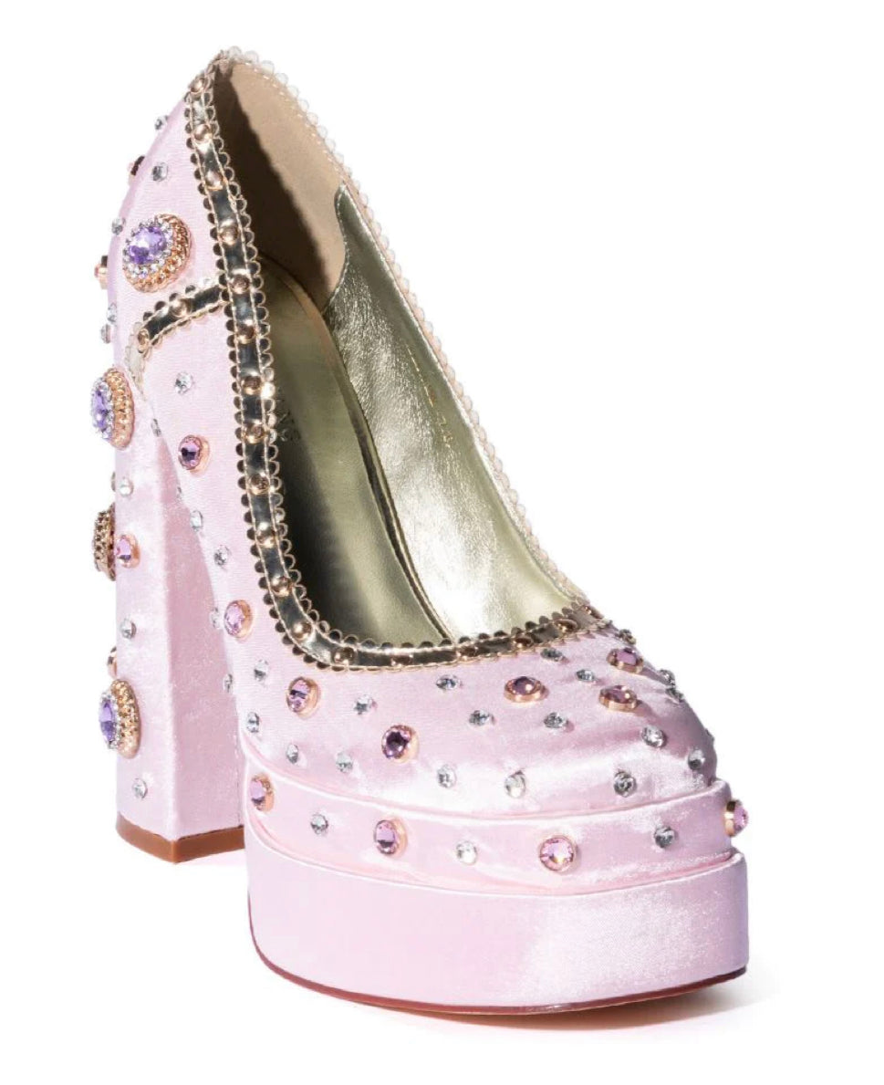 Junky Chunky Satin Heels