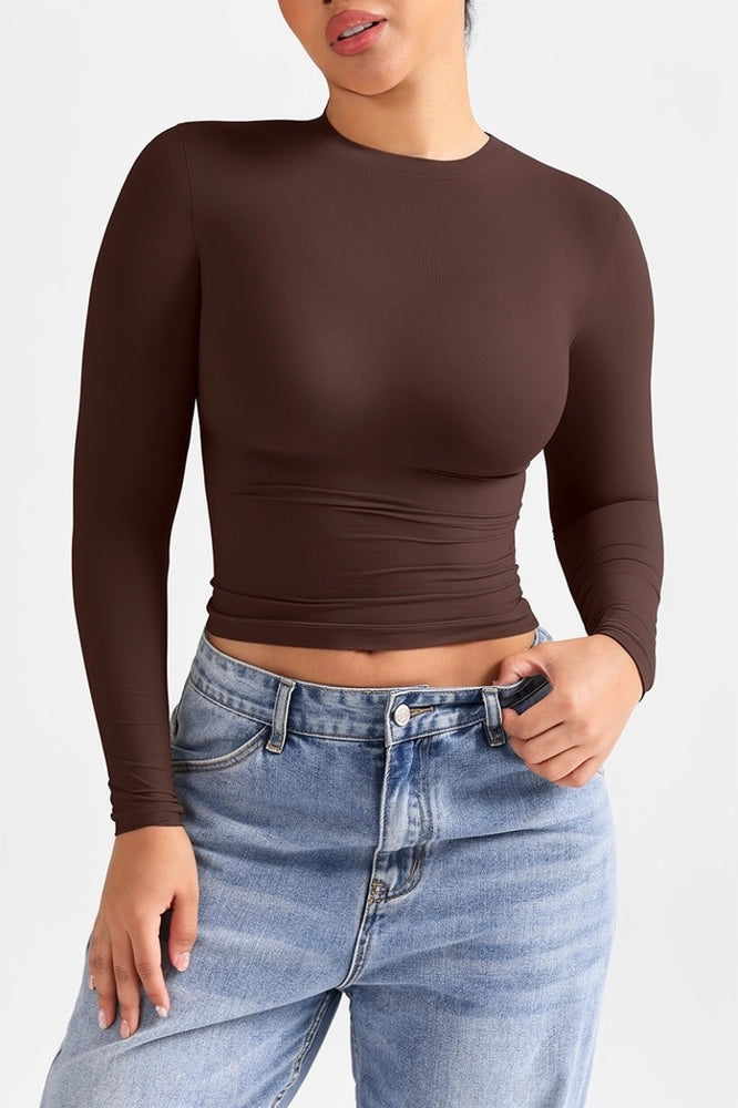 Long Sleeve Fitted T-Shirt
