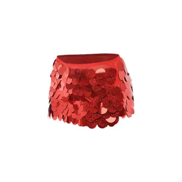Mini Skirt with Oversized Sequins