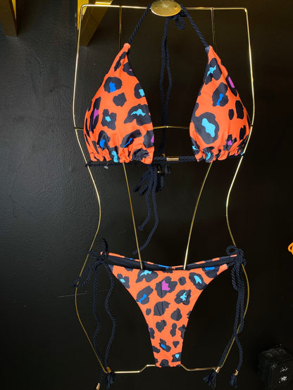 Halter String Bikini with Tassels