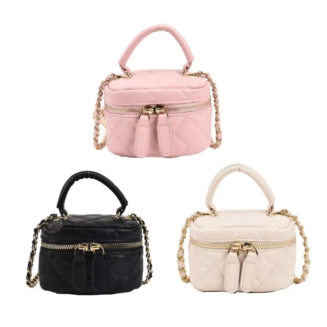Mini Quilted Bucket Purse