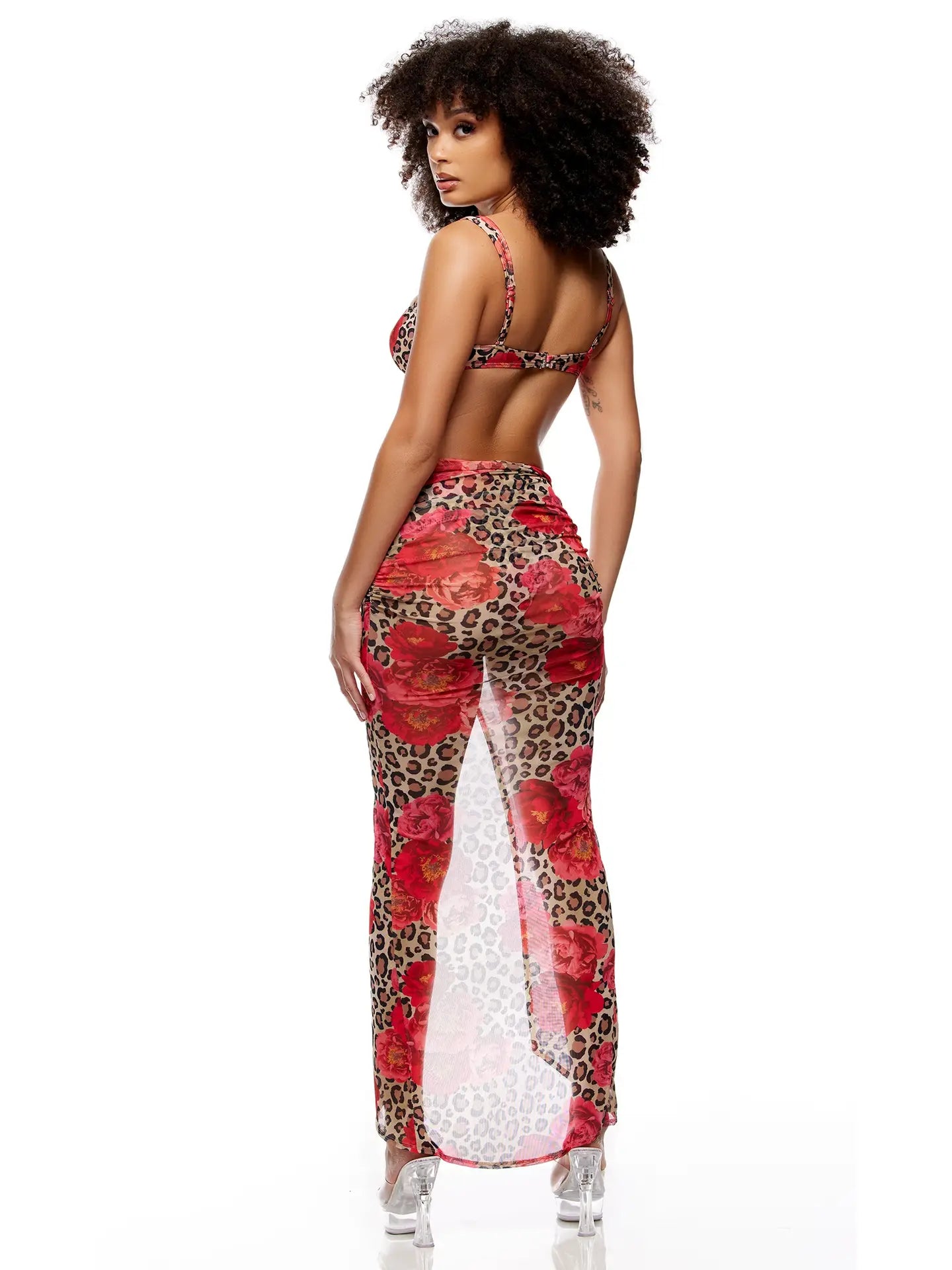 Calabria Mesh Pool Maxi Skirt