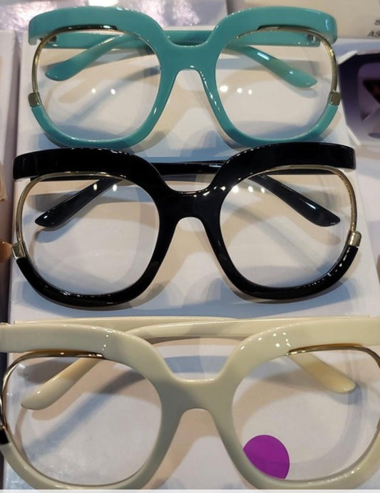 Circle Cutout Glasses