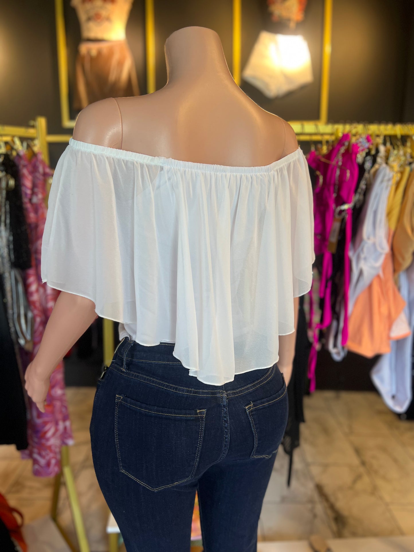 White Hanky Top